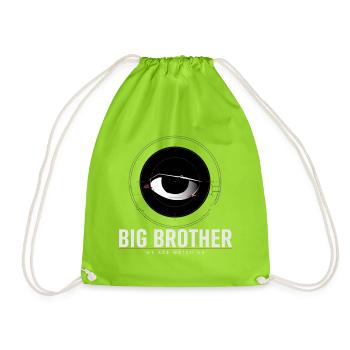 Big Brother Eye Wir beobachten - Turnbeutel - Neongrün - Vorne