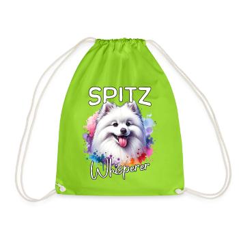 Spitz Flüsterer - Turnbeutel - Neongrün - Vorne
