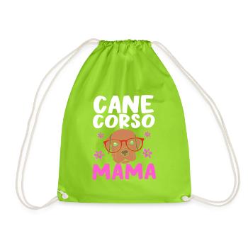 Cane Corso - Turnbeutel - Neongrün - Vorne