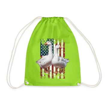 Goose US Gans - Turnbeutel - Neongrün - Vorne