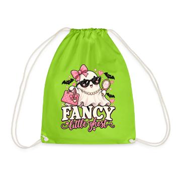 Fancy Little Ghost Glam - Turnbeutel - Neongrün - Vorne