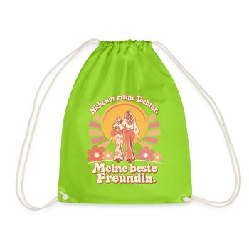 Mama Tochter Liebe Beste Freundin - Turnbeutel - Neongrün - Vorne