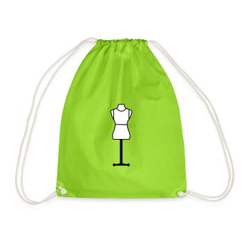 Logo de Mannequin - Sac de sport léger - vert néon - Devant