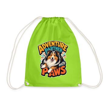 Shetland Shepherd - Sac de sport léger - vert néon - Devant