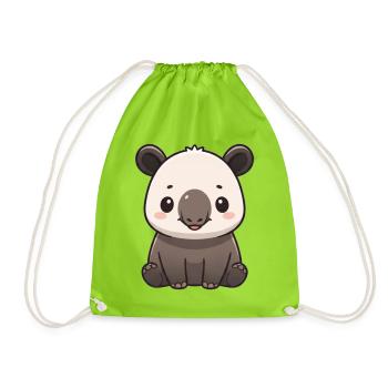 Tapir - Turnbeutel - Neongrün - Vorne