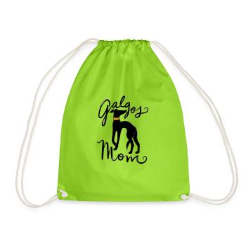 galgos maman - Sac de sport léger - vert néon - Devant