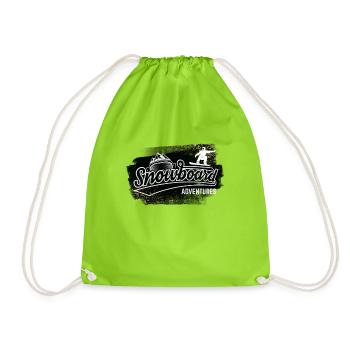 Snowboard Aventures Sports d’hiver Neige - Sac de sport léger - vert néon - Devant