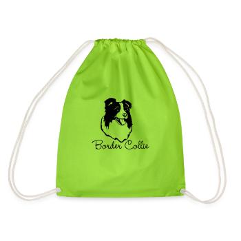 bordercollie01 - Sac de sport léger - vert néon - Dos