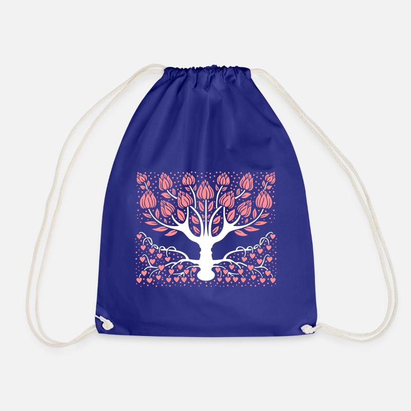 Fantastic tree - Drawstring Bag - royal blue