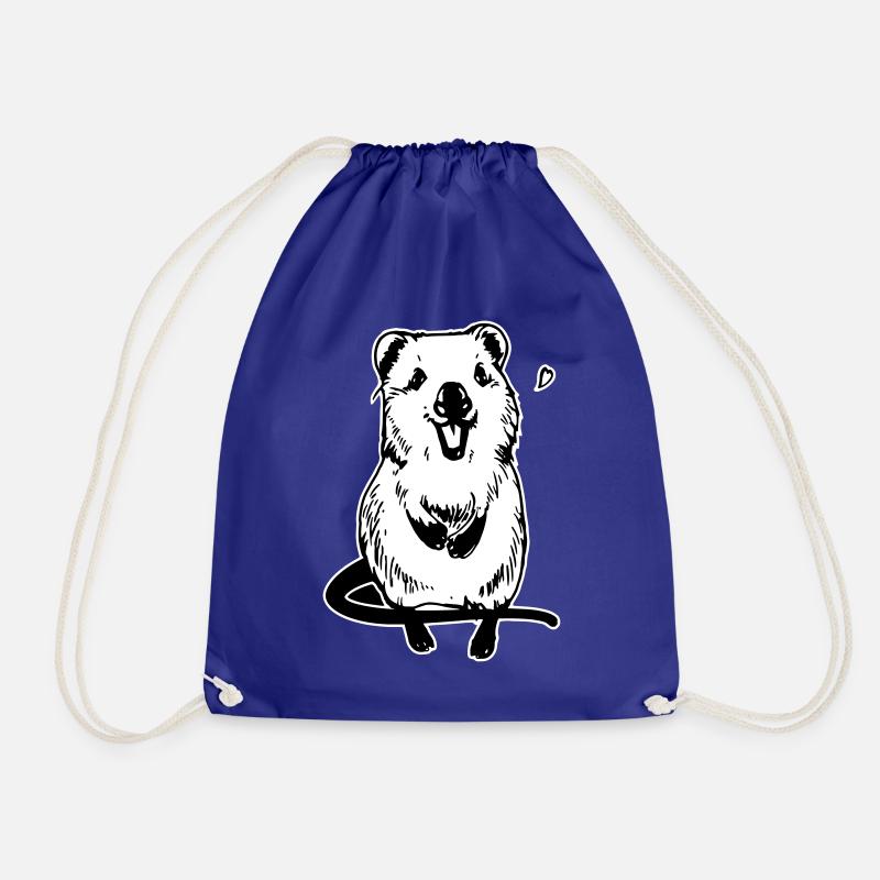 Quokka - sweet motive - Drawstring Bag - royal blue