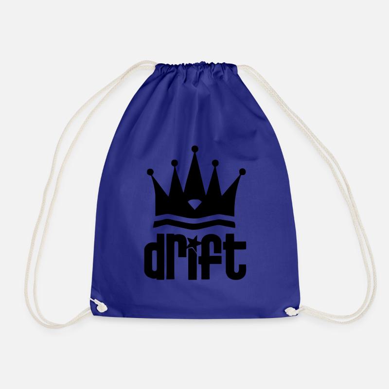 Drift King Coole Motiv - Turnbeutel - Königsblau
