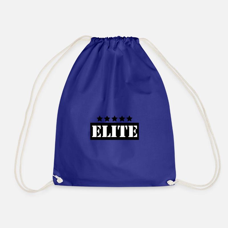 elite - Drawstring Bag - royal blue