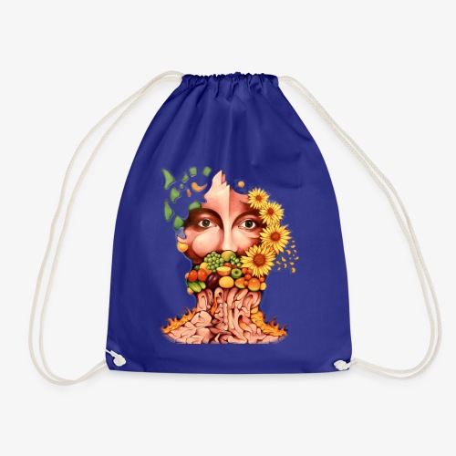 Fruit & Flowers - Drawstring Bag