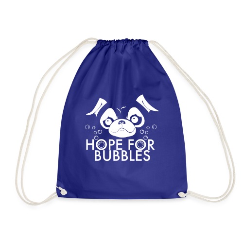 HOPE FOR BUBBLES WHITE MERCH - Gymtas