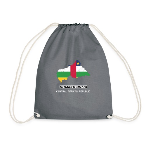 Straight Outta Central African Republic country - Drawstring Bag
