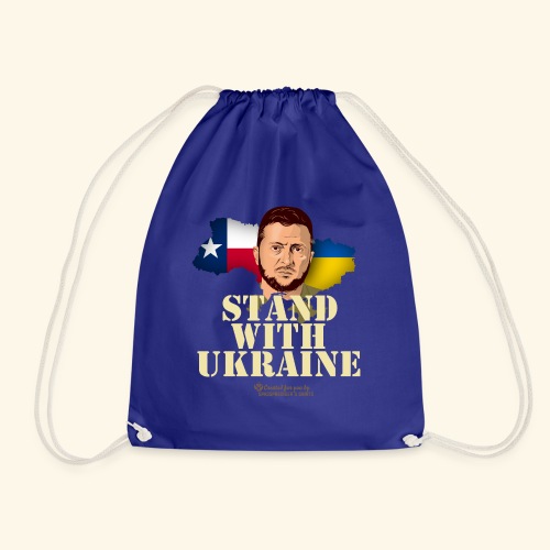Texas Stand with Ukraine T-Shirt Design - Turnbeutel