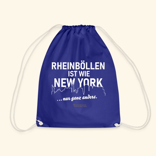 Rheinböllen ist wie New York 😁 witziger Spruch - Turnbeutel