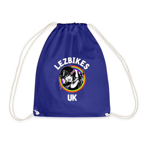 Lezbikes Logo - Drawstring Bag