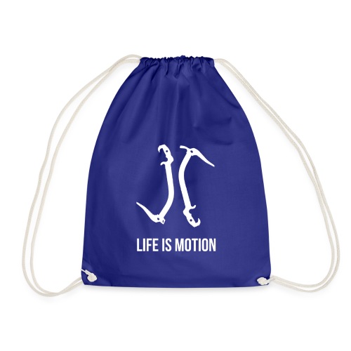 Life is motion - Drawstring Bag