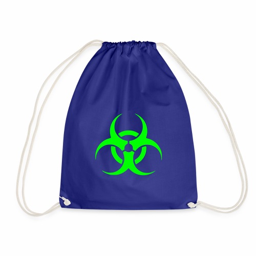 Biohazard Symbol Toxic Giftig Gefahr Danger Logo - Turnbeutel