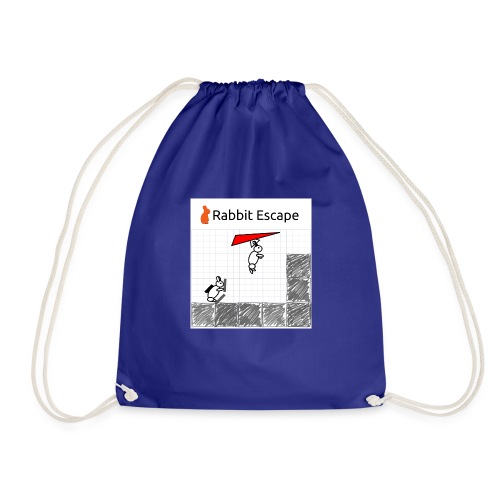 Rabbit Escape Hang-glider T-shirt - Drawstring Bag