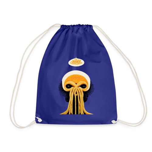 Flying spaghetti monster pop art style - Drawstring Bag