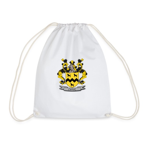 Carrick Family Crest - Drawstring Bag