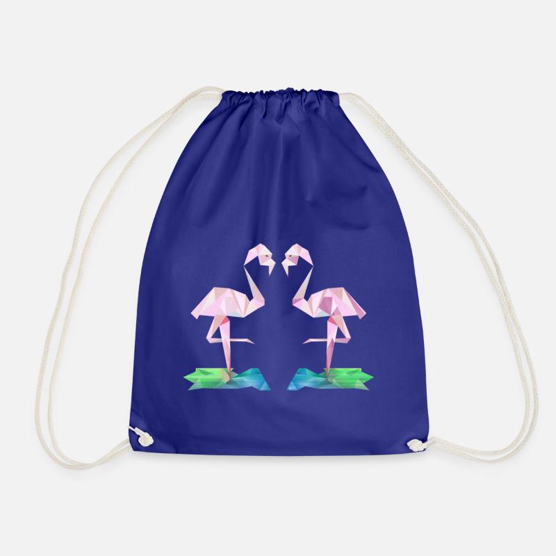 Flamingo low-poly - Sac de sport léger - bleu roi