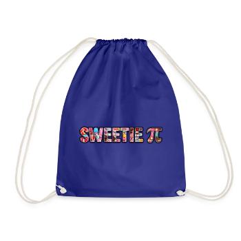 Sweetie pi – Candy-Filled Design geek lovers gift - Drawstring Bag - royal blue - Front