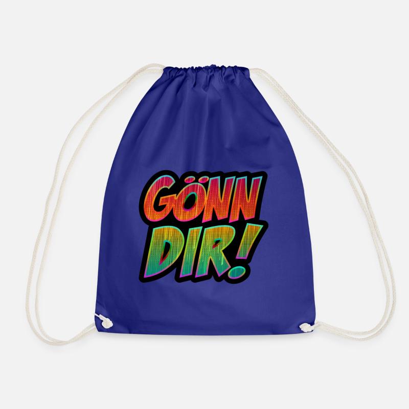 Gönn Dir! Gönner Gönnen Gönnt Geschenkidee - Turnbeutel - Königsblau