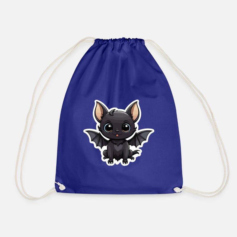Fledermaus Niedlich Illustration - Turnbeutel - Königsblau