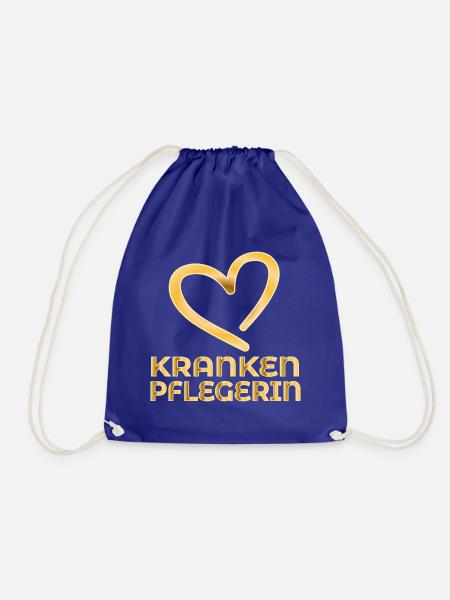 DANKESCHÖN KRANKENPFLEGERIN - Turnbeutel - Königsblau