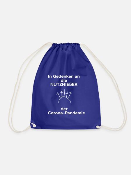 Gedenkartikel Nutzniesser - Turnbeutel - Königsblau