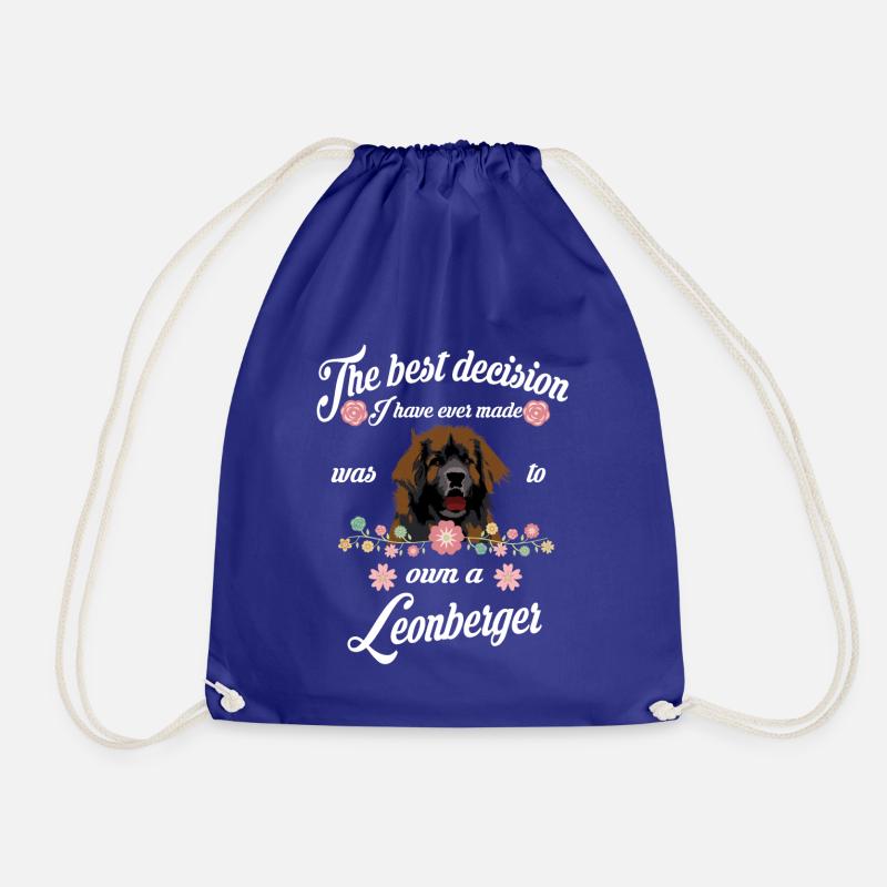 Leonberger - Drawstring Bag - royal blue
