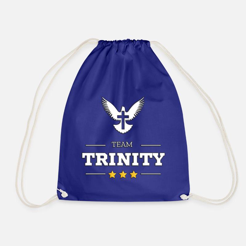 TEAM TRINITY - Drawstring Bag - royal blue