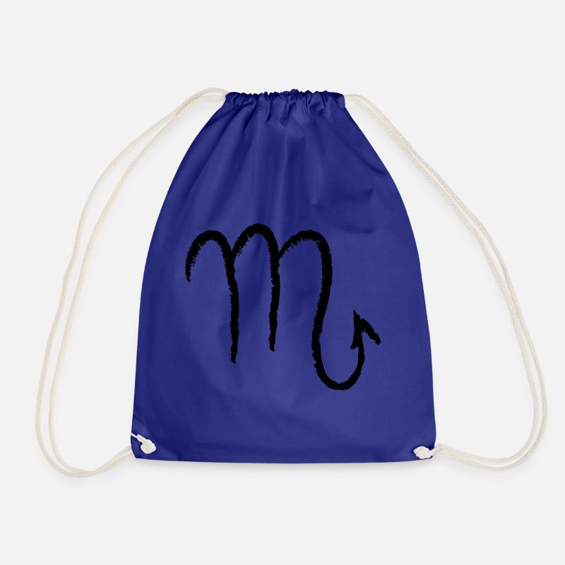 Zodiac Scorpio - Scorpio - Drawstring Bag - royal blue