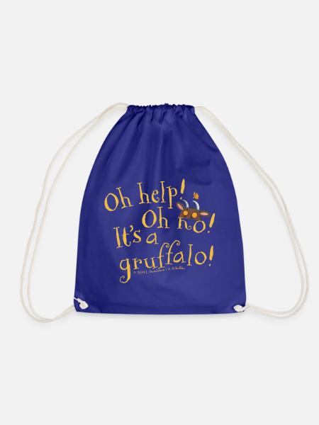Der Grüffelo Oh Help! - Turnbeutel - Königsblau