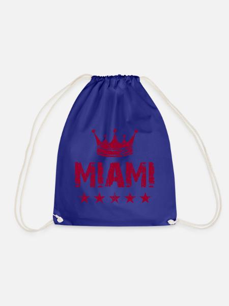 Miami Krone Sterne - Turnbeutel - Königsblau