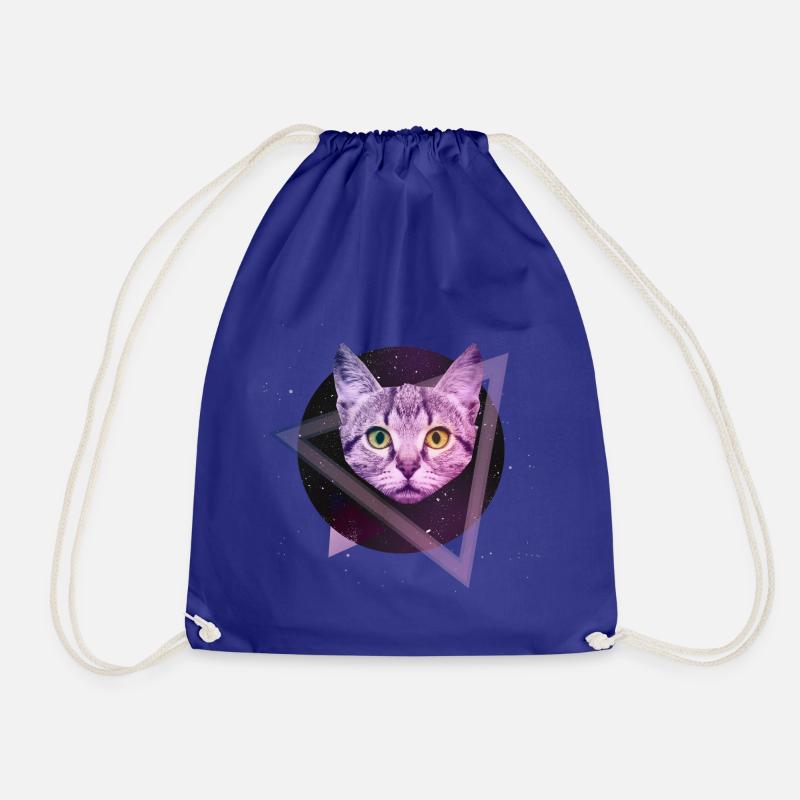 Space Katze - Turnbeutel - Königsblau