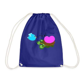 Chant de cœur - Sac de sport léger - bleu roi - Devant