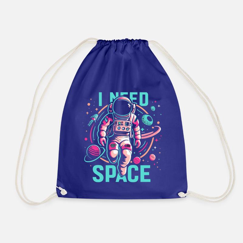 I need Space Astronaut - Turnbeutel - Königsblau