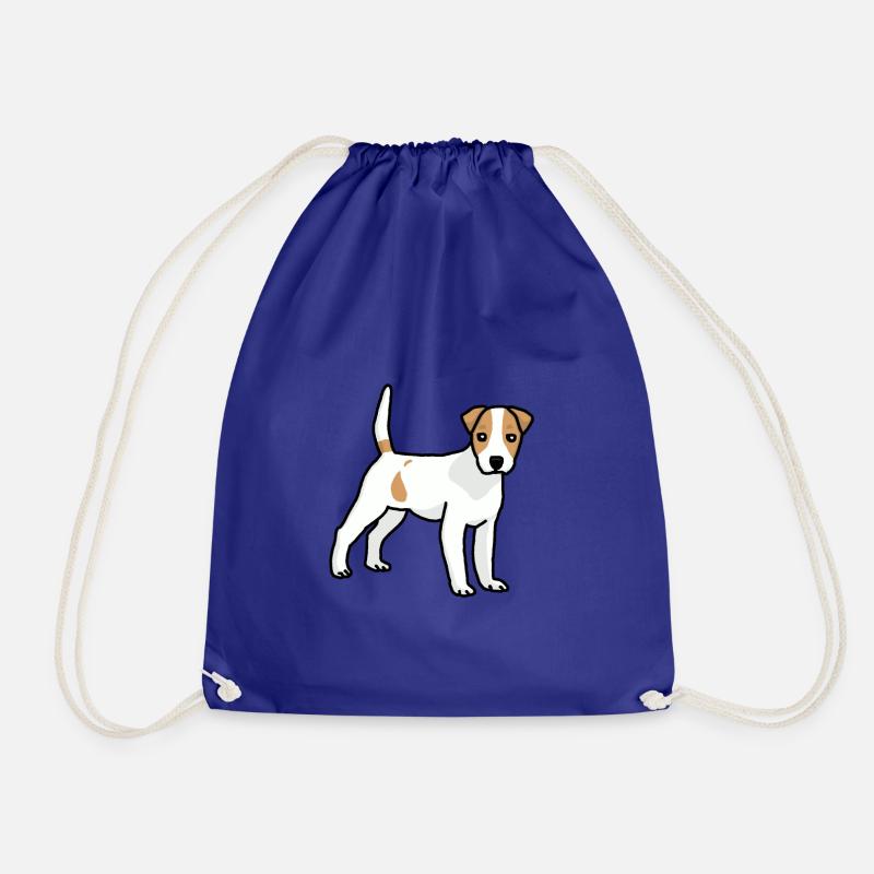 Jack Russell, Hund, Hunderasse, Comic - Turnbeutel - Königsblau