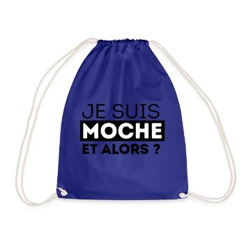 Je suis moche et alors ? - Sac de sport léger - bleu roi - Devant