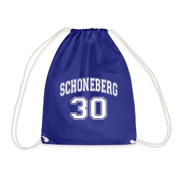 SCHÖNEBERG 30 Nostalgia Design Berlin District Zip Code - Drawstring Bag - royal blue - Front