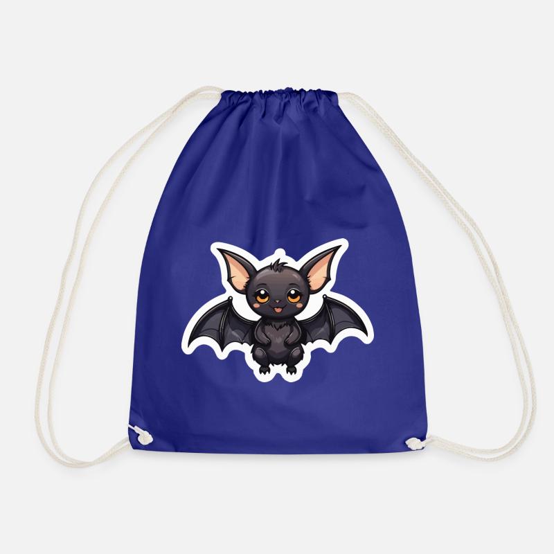 Fledermaus Niedlich Illustration - Turnbeutel - Königsblau