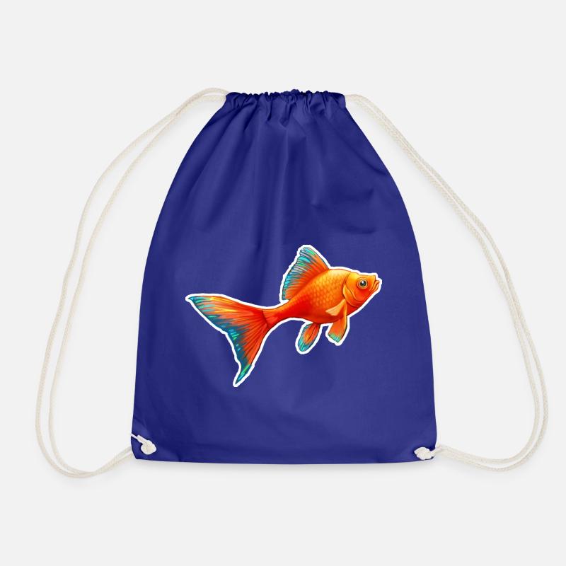 Goldfisch Nr.1 - Turnbeutel - Königsblau