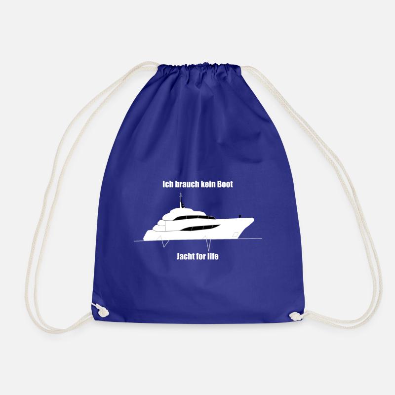 boot design Jacht - Turnbeutel - Königsblau