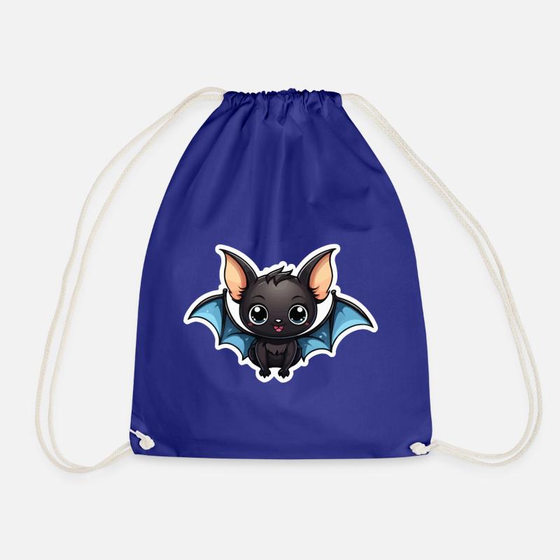 Fledermaus Niedlich Illustration - Turnbeutel - Königsblau