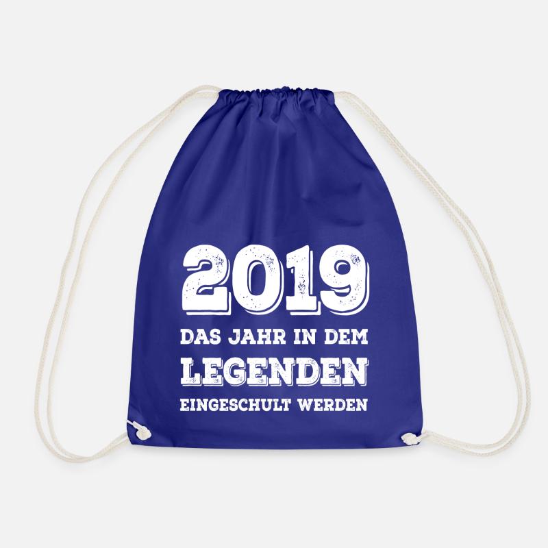test - Drawstring Bag - royal blue