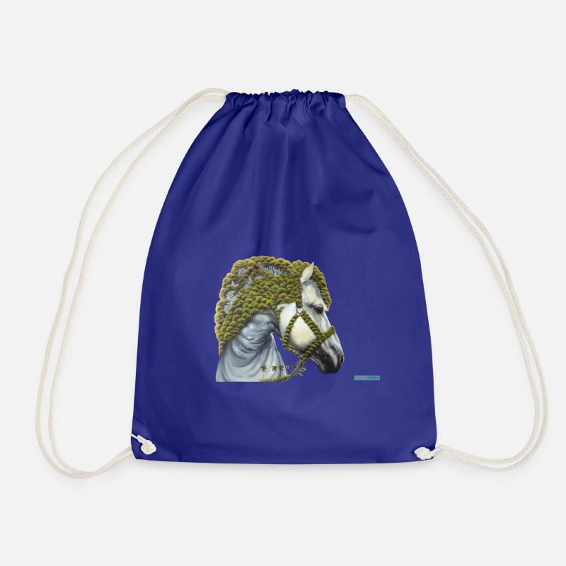 Pegasus - Drawstring Bag - royal blue